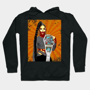 Bianca Belair // Retro Comics Style Hoodie